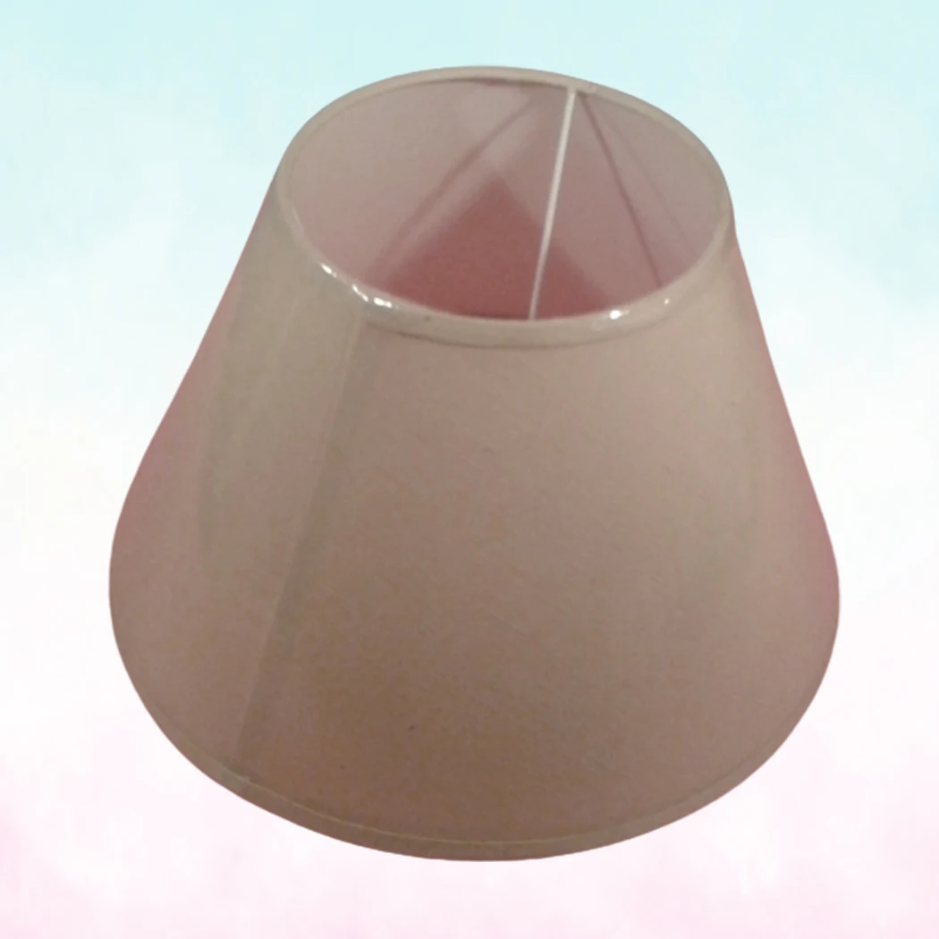 Luxury Table Lamp Hotel Bedroom Bedside Modern Decoration Glass Table Lamp White Glass in Beige Colour Fabric Lamp Shades