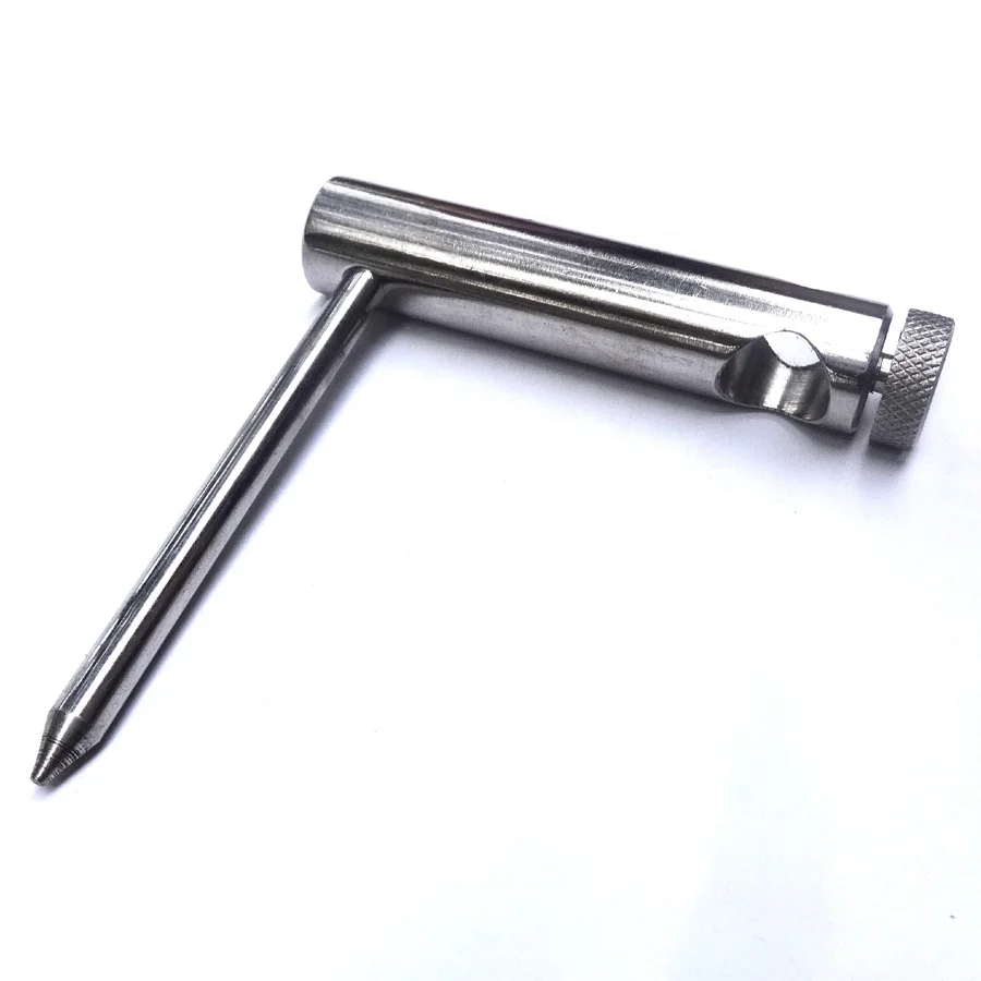 Single Leg Bank Stick Stabilizer Stainless Steel Carp Fishing Tackle for River Lake Stream Fishing Accessories
