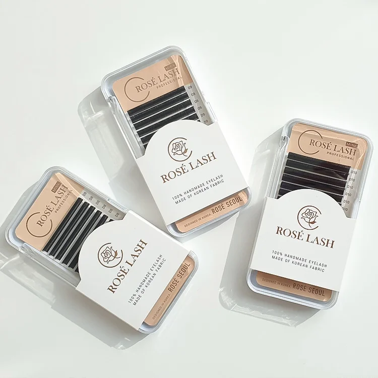[ROSE LASH] Premium Mink Eyelash Extensions, Korean PBT materiel Eyelash Accessories
