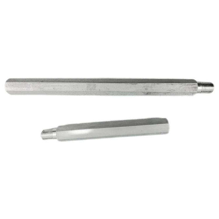 Customized Diamond Coring Bit Extender Core Bits Extension Rod Length 80-1000mm For Diamond Drilling Extension Bit