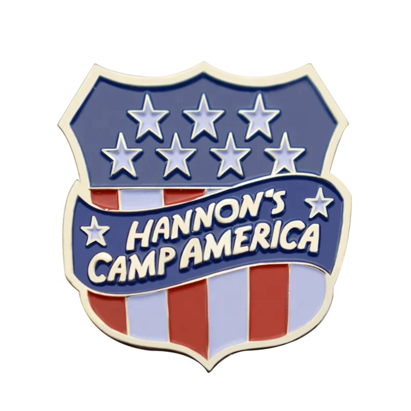 High Quality America Flag Lapel Pin Clothes Accessories Metal badges Custom design