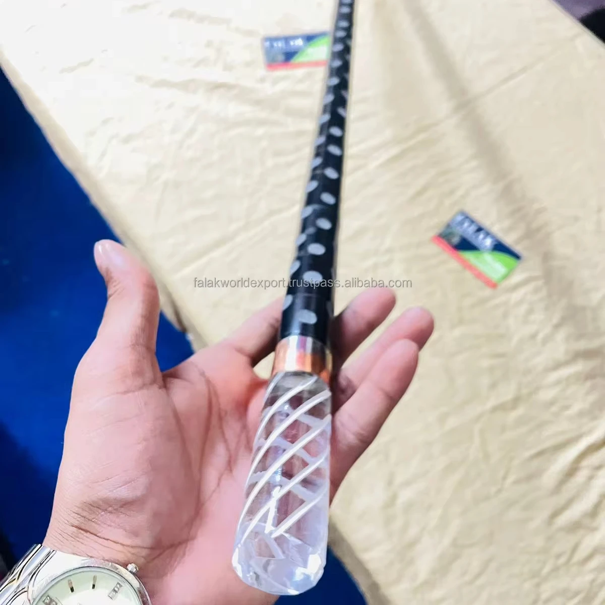 Excellent quality horn walking luxury stick and modern design hockey For old men and women From India