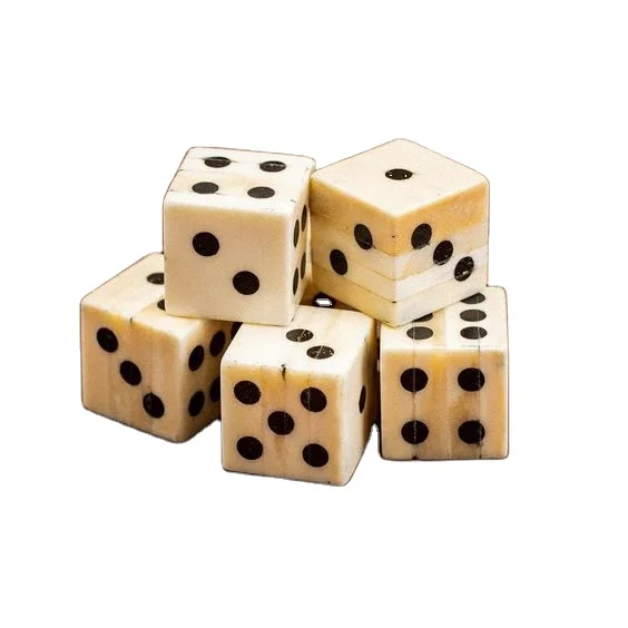 Vintage Buffalo Camel Bone Dice Natural Hand Made Bone Dice Indoor Games Customize 6 Side Bone Dice Genuine Quality Cubes