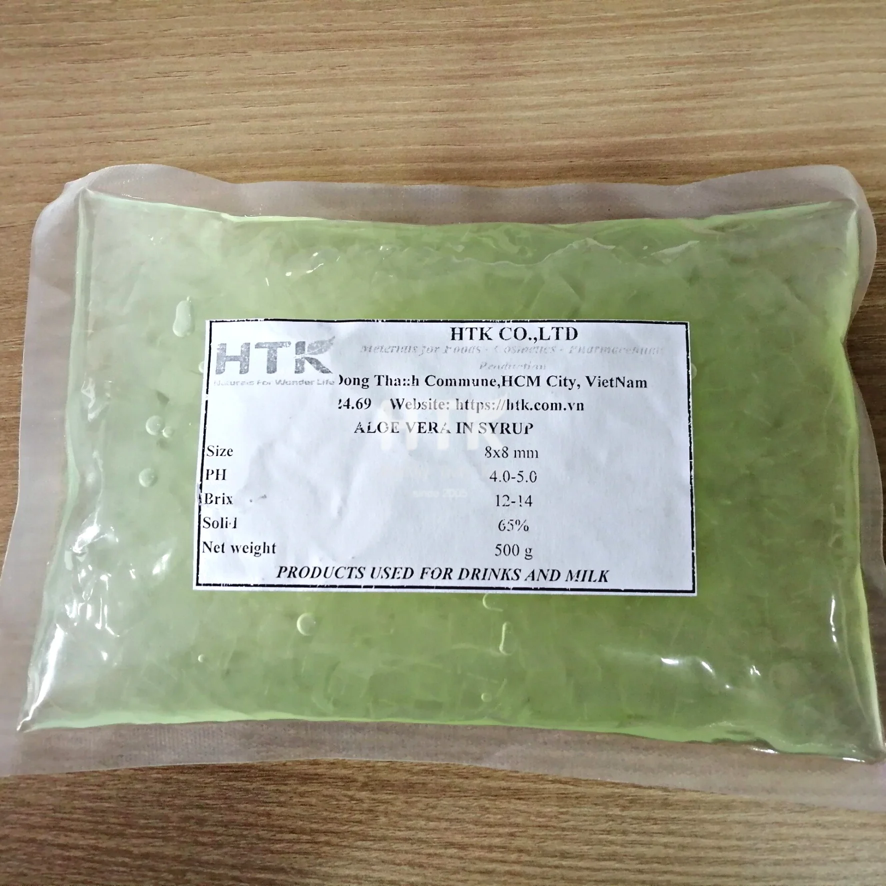 Trending 2023 ALOE VERA Gel Jelly Cubes in Syrup in Bag from Vietnam used for Juice Drinks Beverage Bubble Tea Ingredients