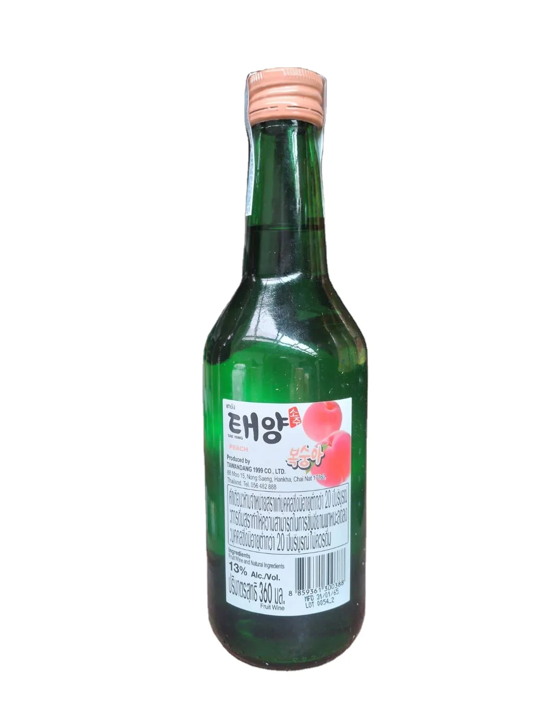 Taeyang Soju Yogurt Flavor 360 ml.
