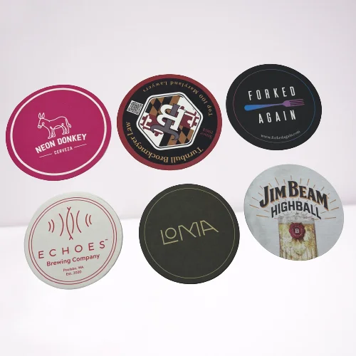 Handmade Recycled Paper Craft Plantable Tea Coasters for Dining Table Decorations and Garden Planting Options Coasters