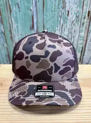 Wholesale Camo Richardson 112FP Trucker Hats Custom Your Logo Designs Embroidery Trucker Hat Gorras Mady By Vietnam Factory