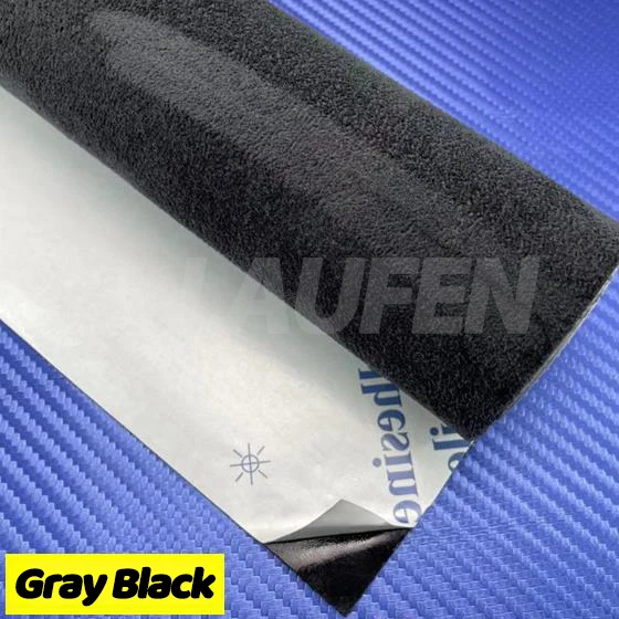 Black Suede Vinyl Wrap Velvet Film Roll Car Wrapping Sticker For Car Wrap Vehicle vinyl black brown blue pink red suede film