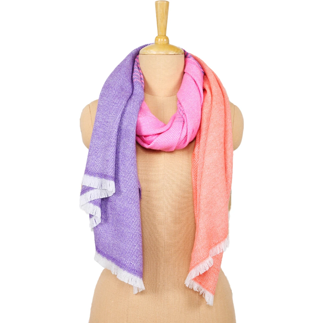 Buy hot selling winter season best quality new design dobby Handmade scarf for girls and women stylish feel warm and comfort