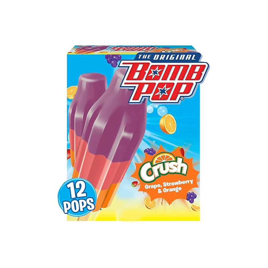 The Original Bomb Pop ice pops available in bulk at competitive wholesale prices
