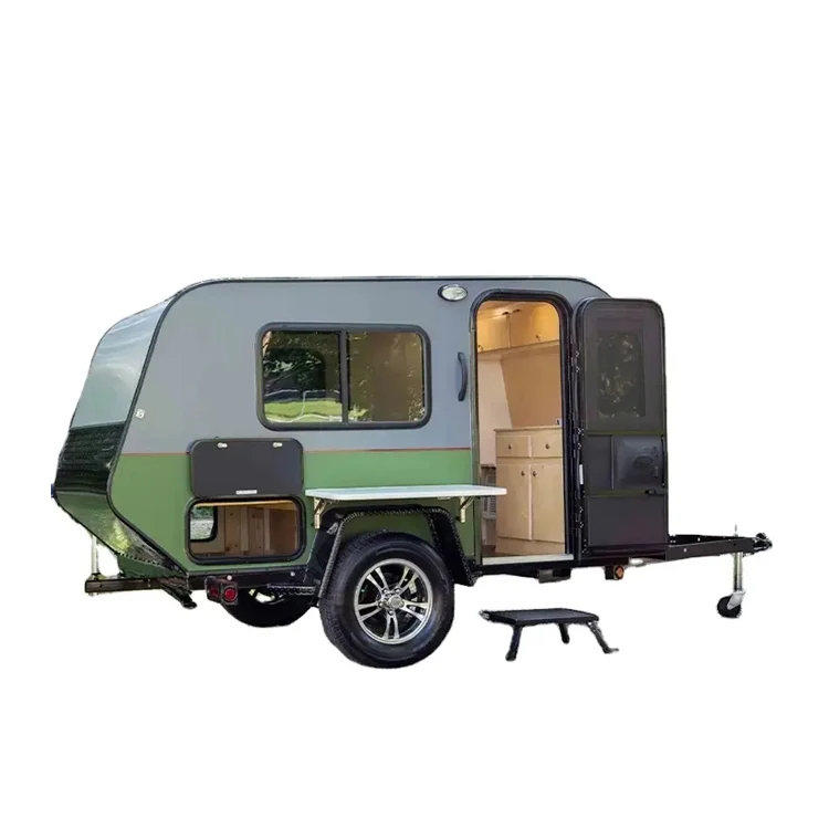 Manley Off Grid Teardrop Campers Motorhomes Caravan RV Mini Fiberglass Camper Travel Trailer,mini tear drop camper