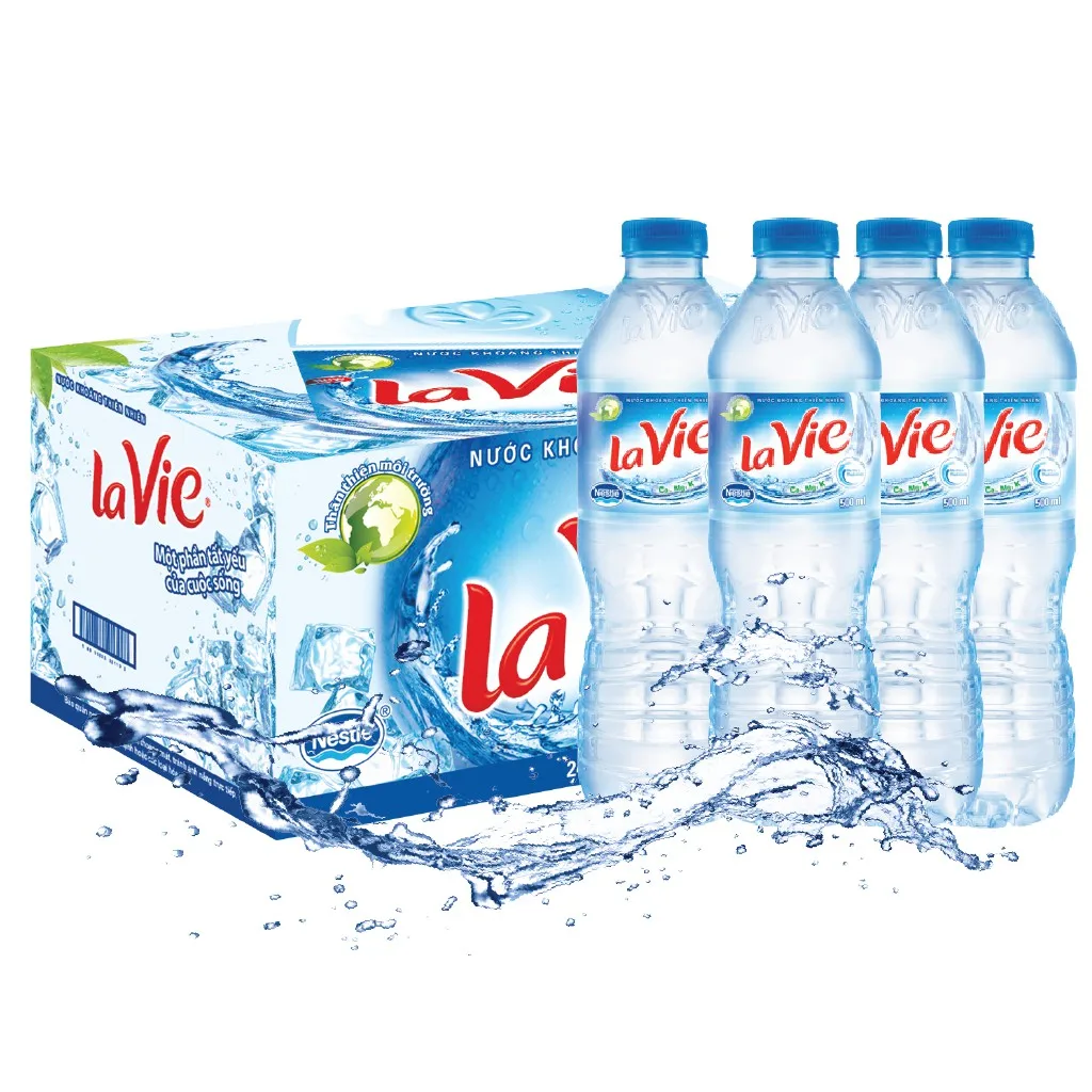 Лучшая оптовая продажа бутылка для воды Lavie 350 мл 500 x