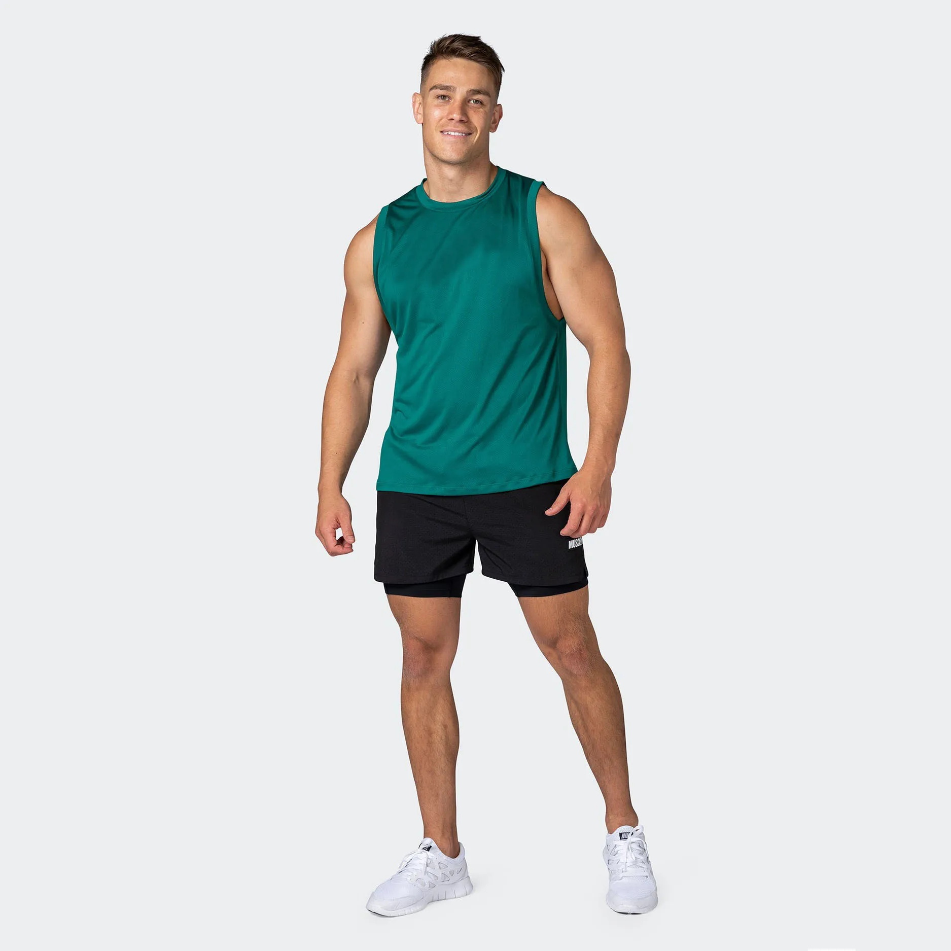 Мужская Спортивная майка без рукавов