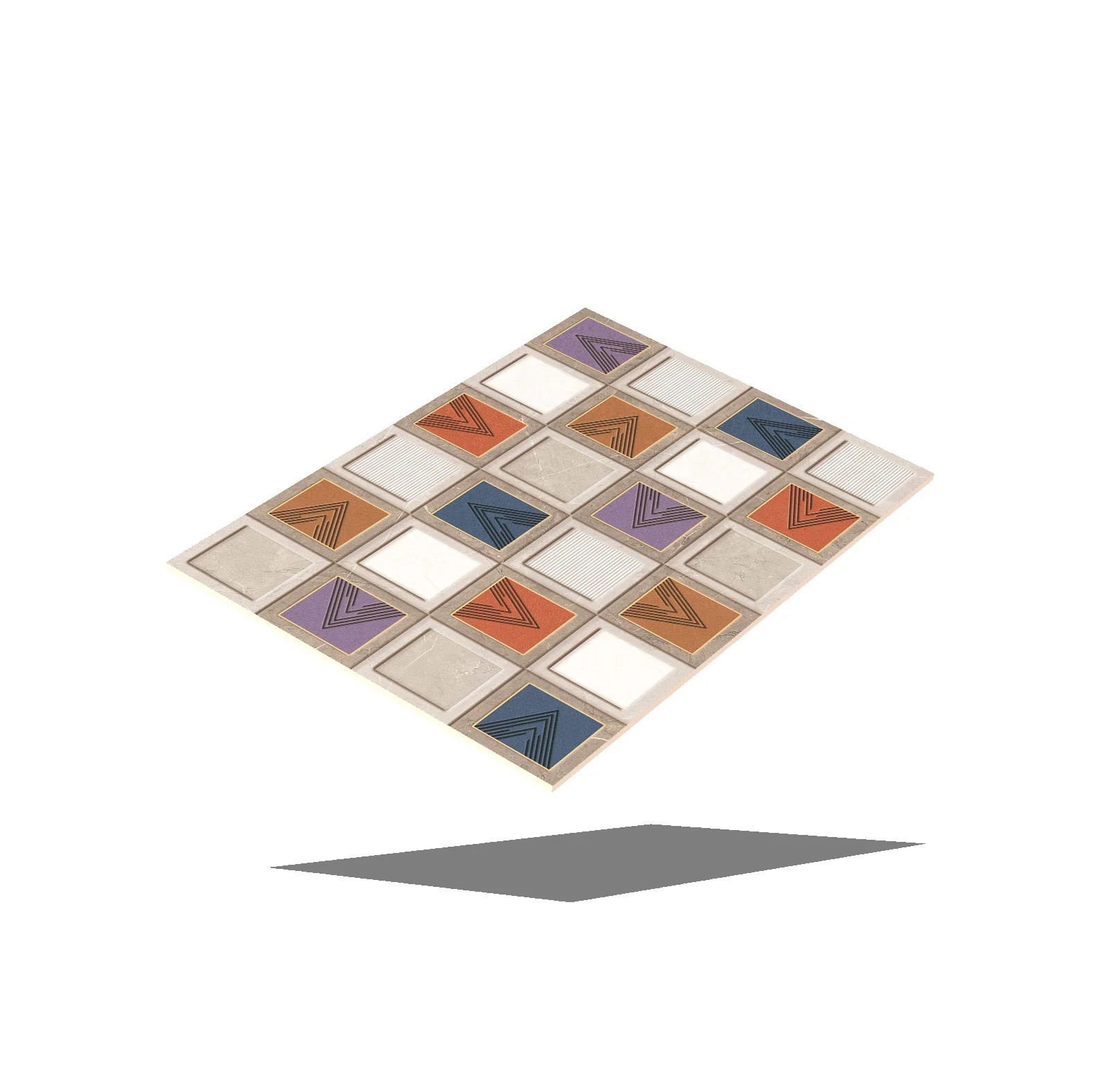 Special Model 9mm Thickness Ceramic Floor and Wall Tiles Excellent Design with Anti-Slip Matte Finish for Personal Use