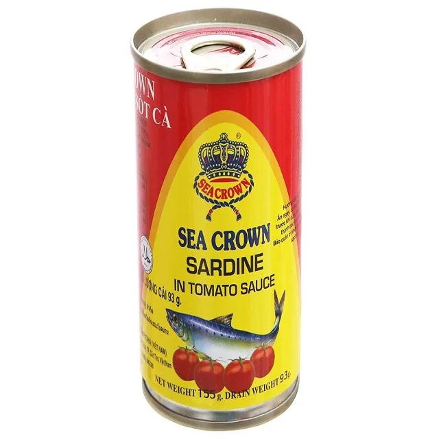 Canned Seafood Canned Sardine in Vegetable Oil Tin Fish 125g
