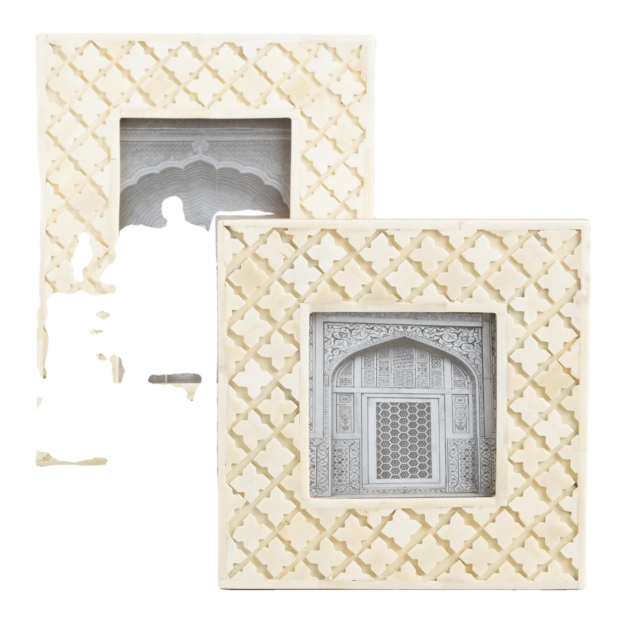 High Quality Best Selling Bone Inlay Picture Frame Mother Of Pearl Photo Frame