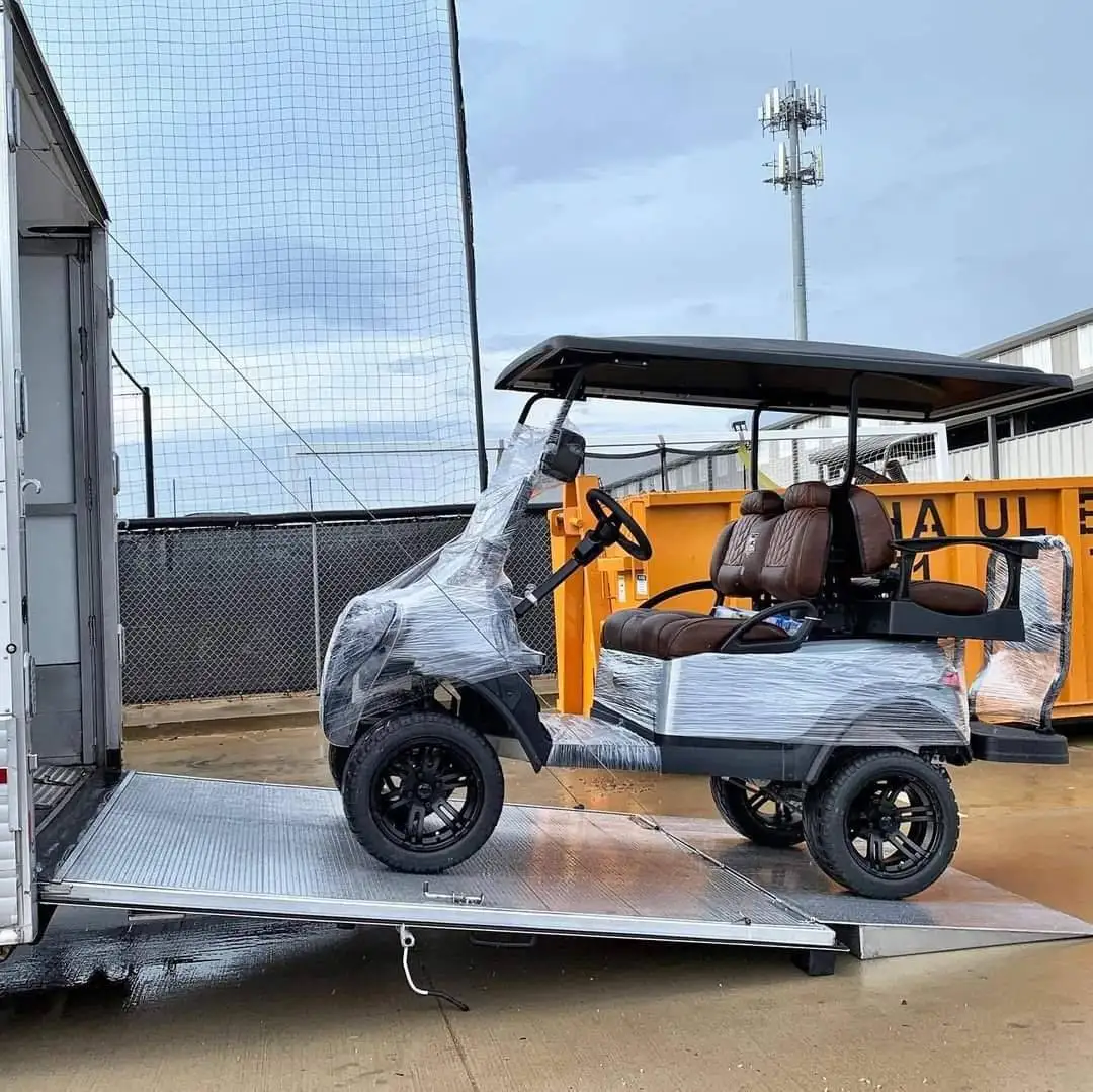 High quality lithium battery 2 seats electric golf cart golf cart electric