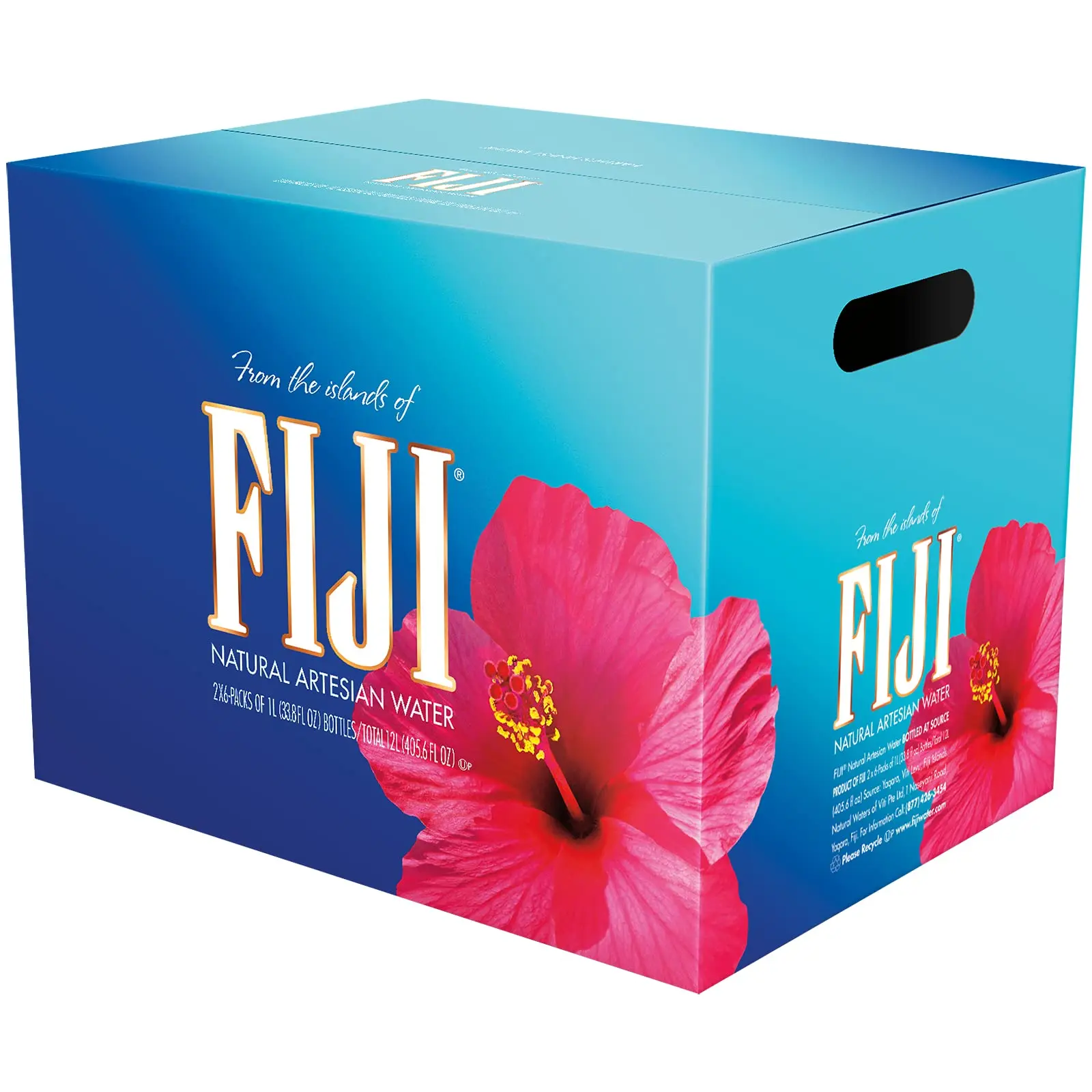 Spring Fiji Natural Water language customization available