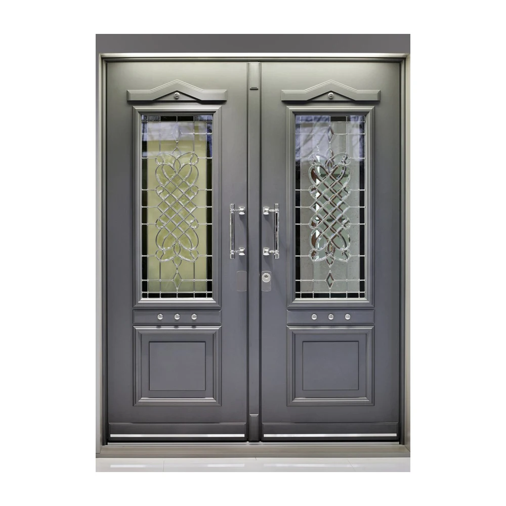 Metal exterior outside open school home use security steel door for teacher dormitory