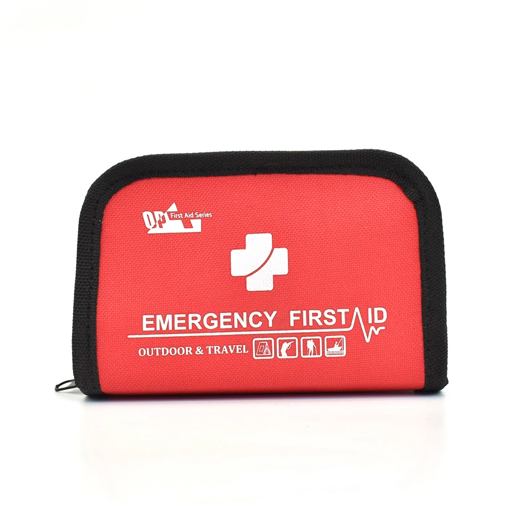 Small Portable Red First Aid Emergency Kit for Emergencies
