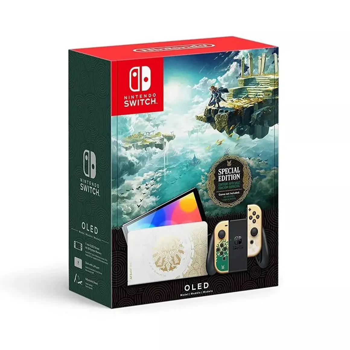 Аутентичное предложение для модели Nintendos Switch-ooled с белой покупкой теперь доступно-O