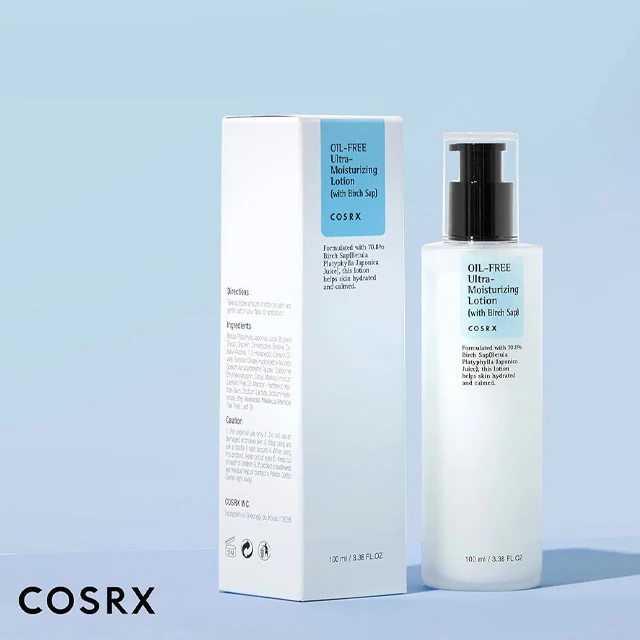 Cosrx Oil Free Ultra Moisturizing Lotion with Birch Sap 100ml Korean Skin Care