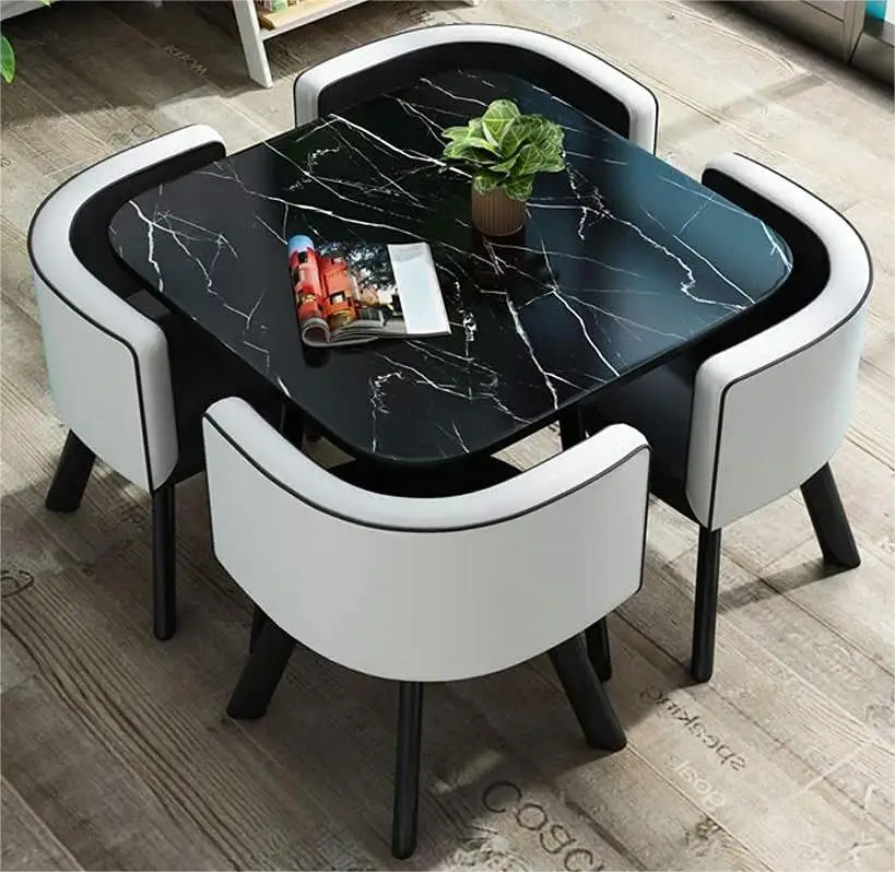 Elegant Luxury Quality Dining Room Furniture Set Modern Restaurant Kitchen Dining Tables With Chair