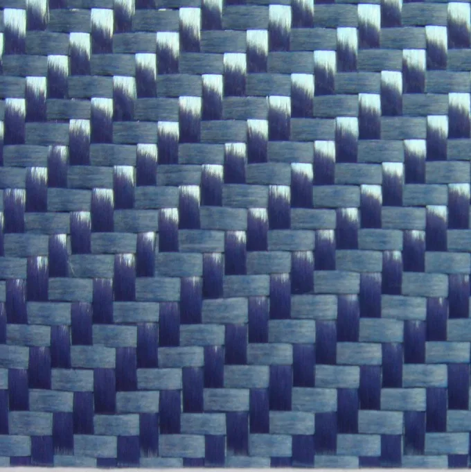 blue aluminium plated fiberglass fabric