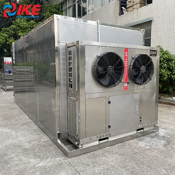 IKE Heat Pump Industrial Small Cocoa Peanut Seed Dryer Coffee Bean Betel Nut Pepper Garlic Dehydrator Herb Spice Drying Machine