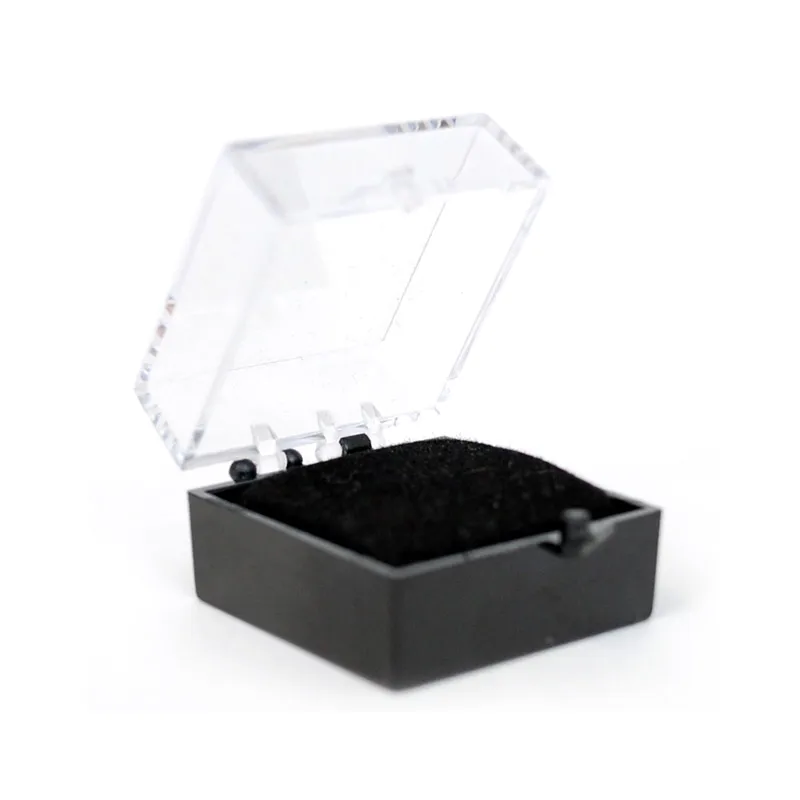 custom plastic acrylic lapel pin gift box