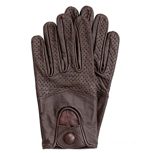New Look OEM Service Custom Finger Driving Gloves Lined and Unlined Genuine Leather Synthetic Material