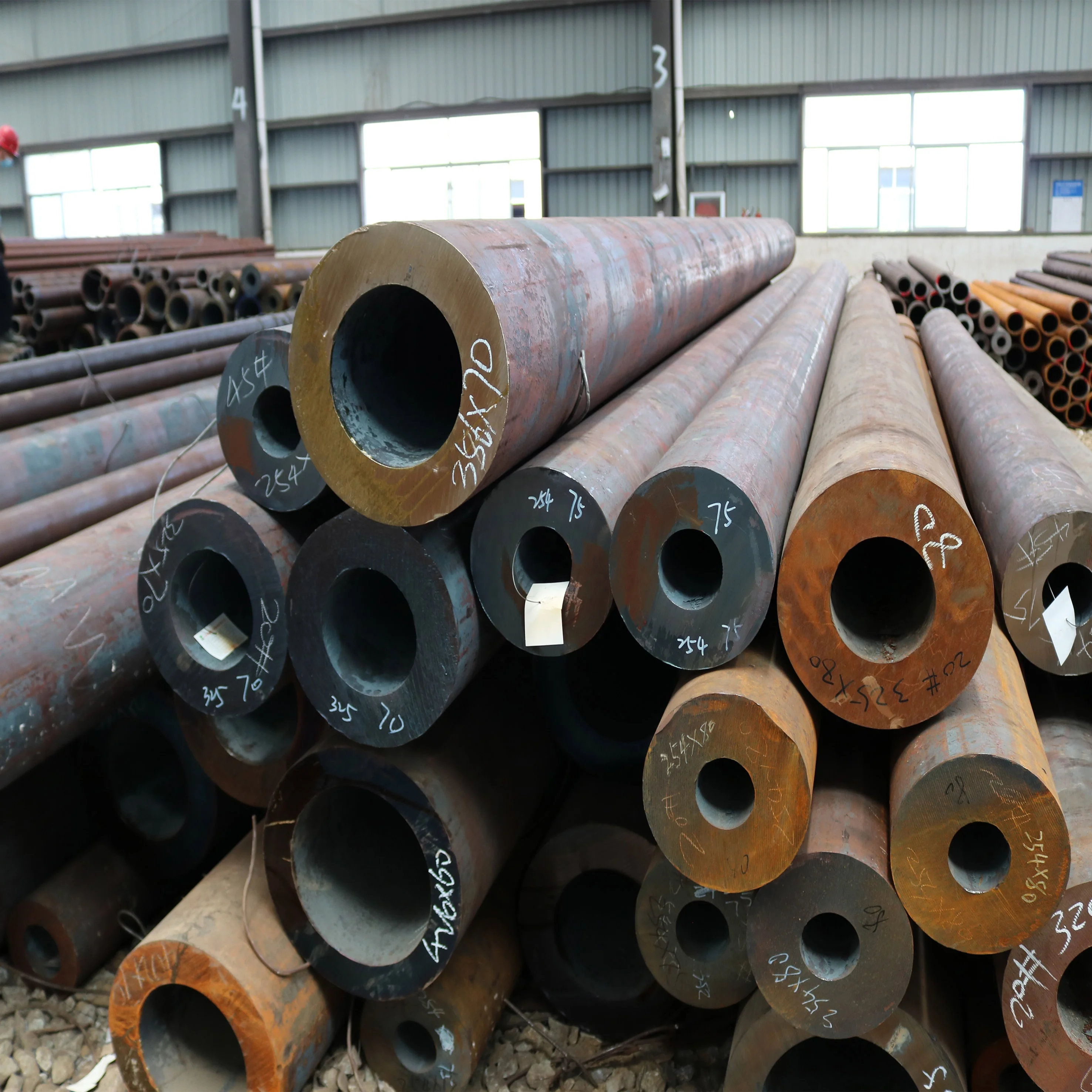 High Pressure Seamless ASTM A106 Gr B 20# Q235 for Petroleum and Gas Transport Carbon Steel Pipe