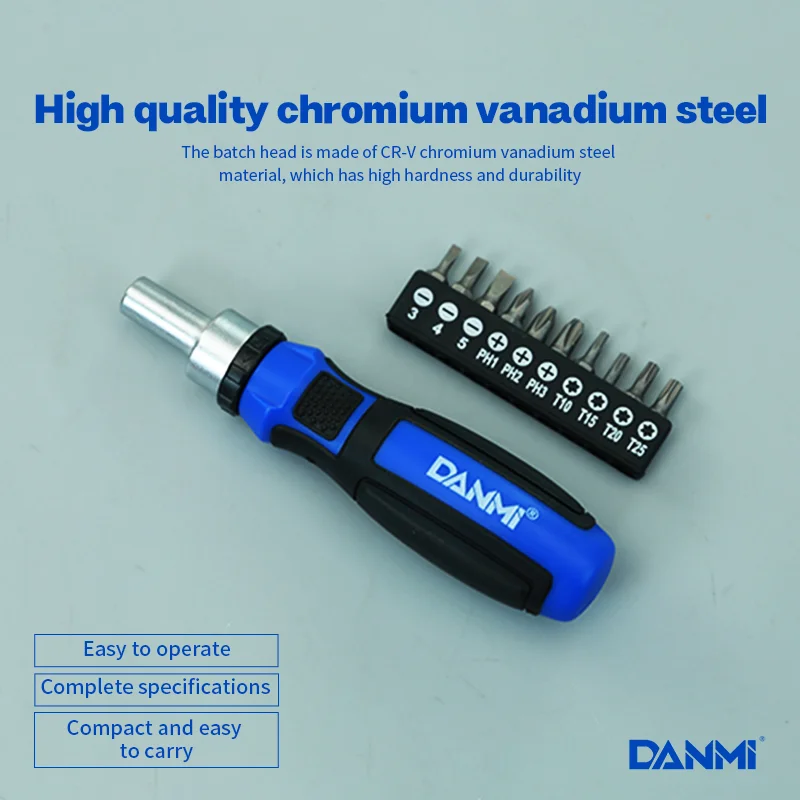 DANMI  Wholesale 11 in 1 Precision Screwdriver Set Professional CVR Screwdriver Bits Set