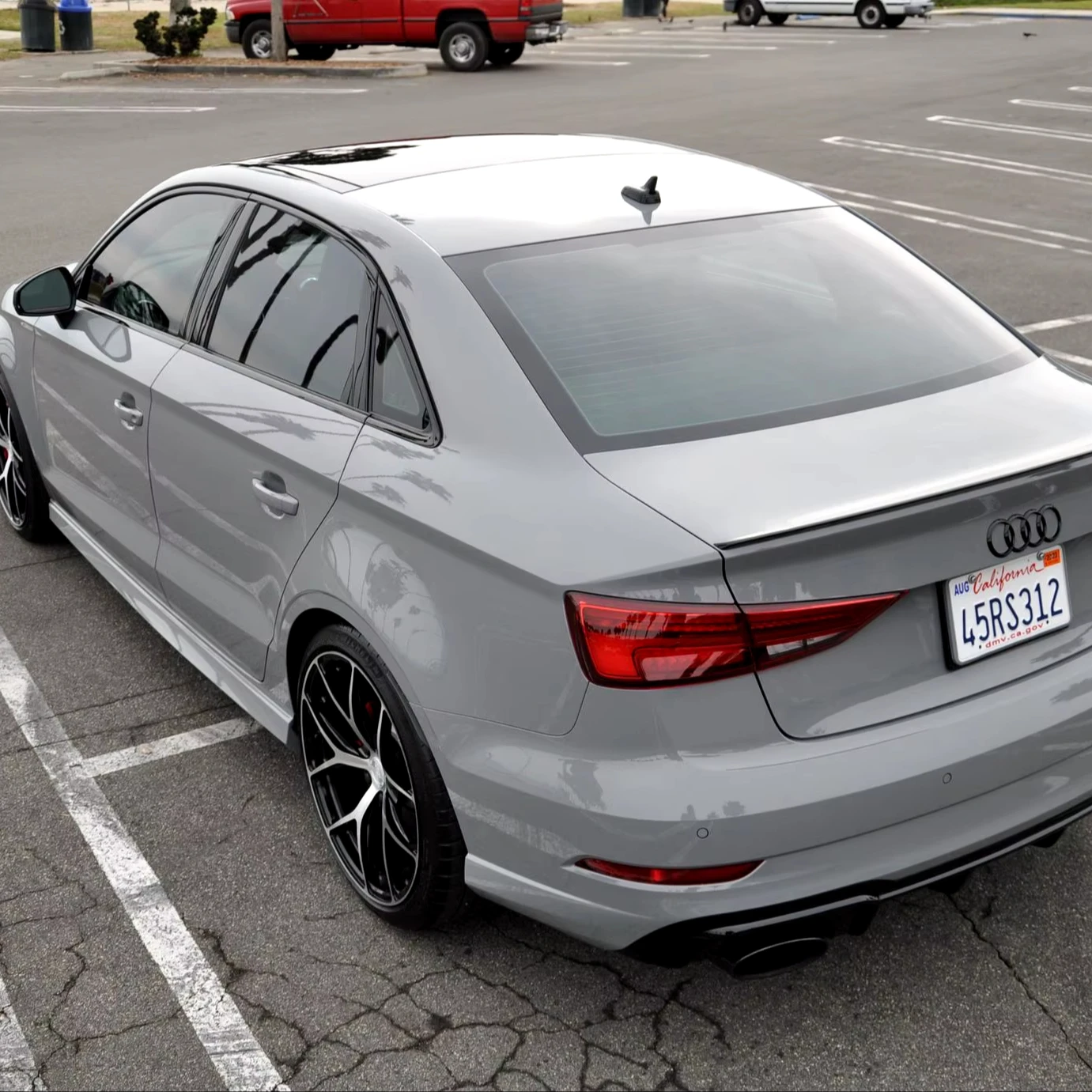 2019 Audi RS3 1 владелец внедорожника Nardo серый с высокой опцией AWD турбо кожа R18 ACC левая автоматическая коробка передач некоторые модификации распродажа