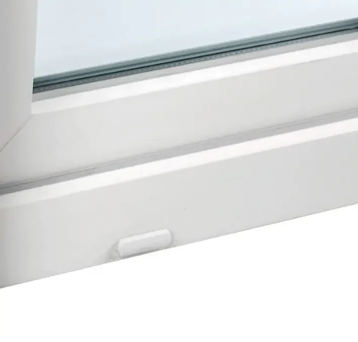 French Style Residential PVC Windows Double Pane Window