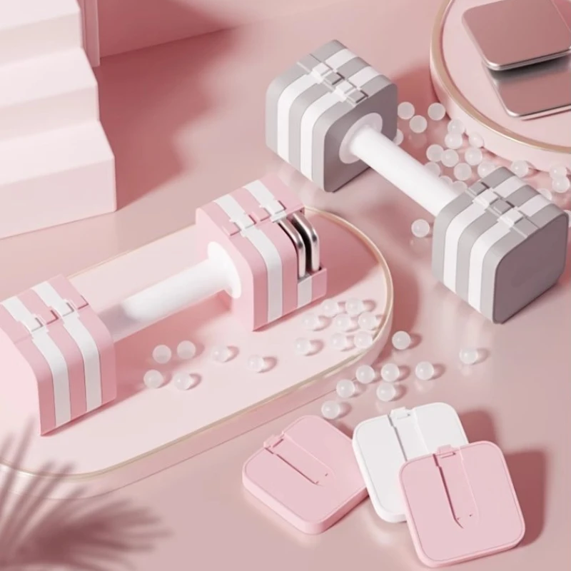 2024 new product adjustable women dumbbell 5 weight range quick change gym equipment dummbell