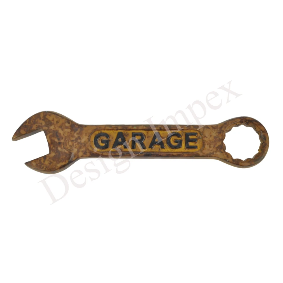 Rustic Finished Adjustable Wrench Wall Decor Tool Best Quality metal Garage Wrench For Showroom Decor Promotional Gift