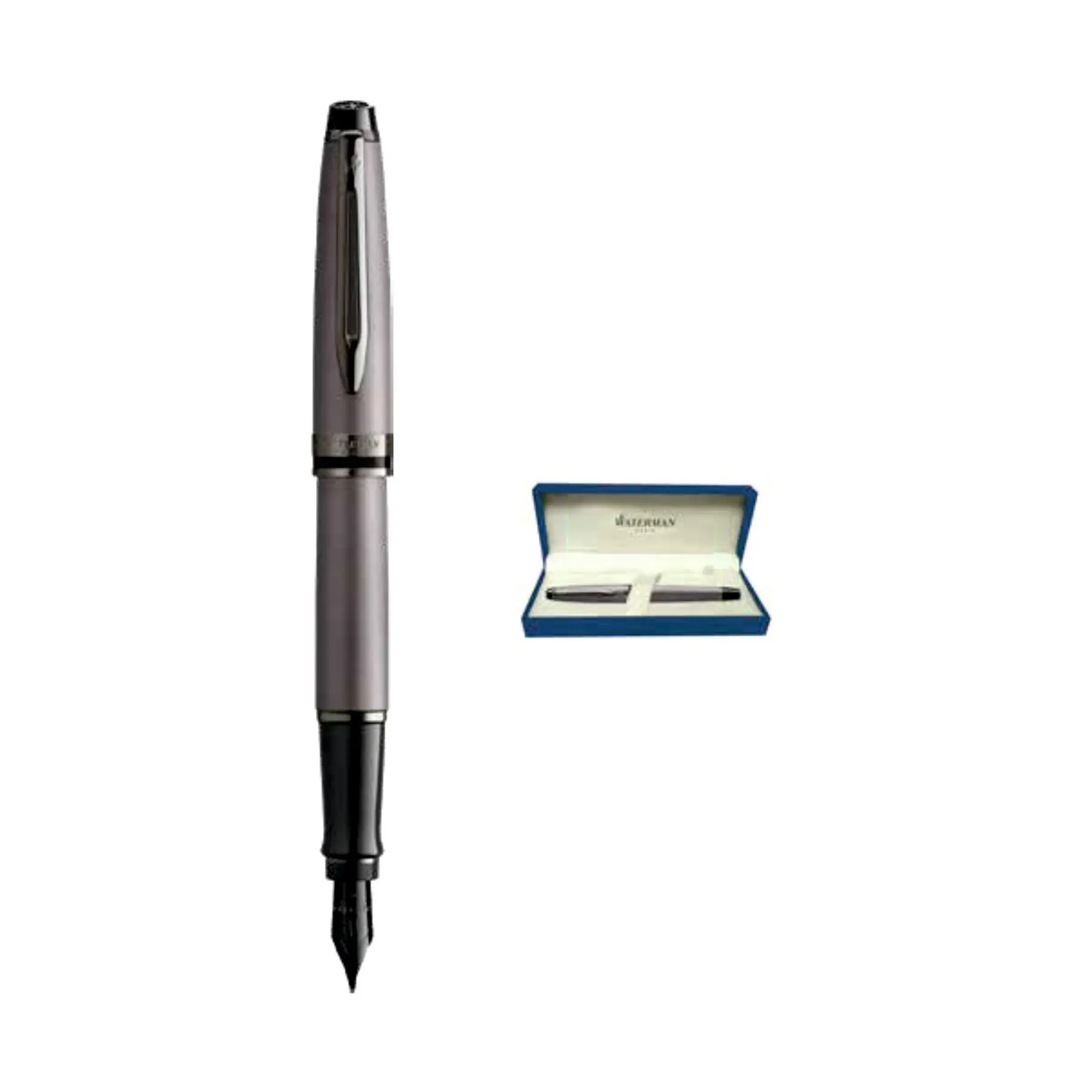 Custom Elegance Waterman Hemisphere Matte Black Gold Trim Pen Promotional Corporate gift set & Roller Fountain Ballpoint pens