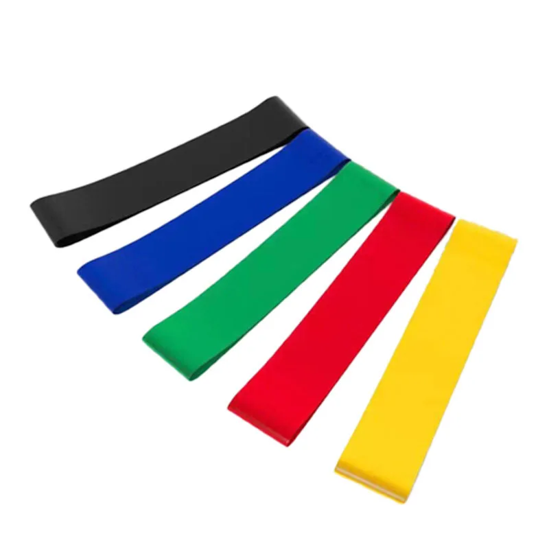 Wholesale Resistance Bands Mini Loop 5 Level Elastic Latex Bands set