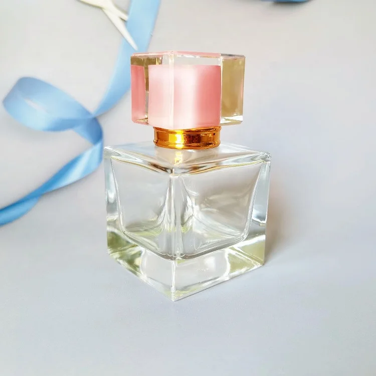 Luxury Square 100ml Perfume Glass Bottle Custom Logo Vintage Perfume Bottles Glass Pump Sprayer Glass Bottle