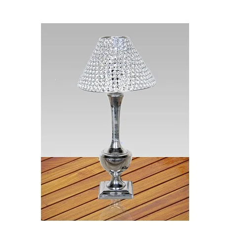 Modern Crystal Desk Light Electric Switch Control USB Recharge Acrylic LED Table Lamp for Bedroom Living Room Decoration