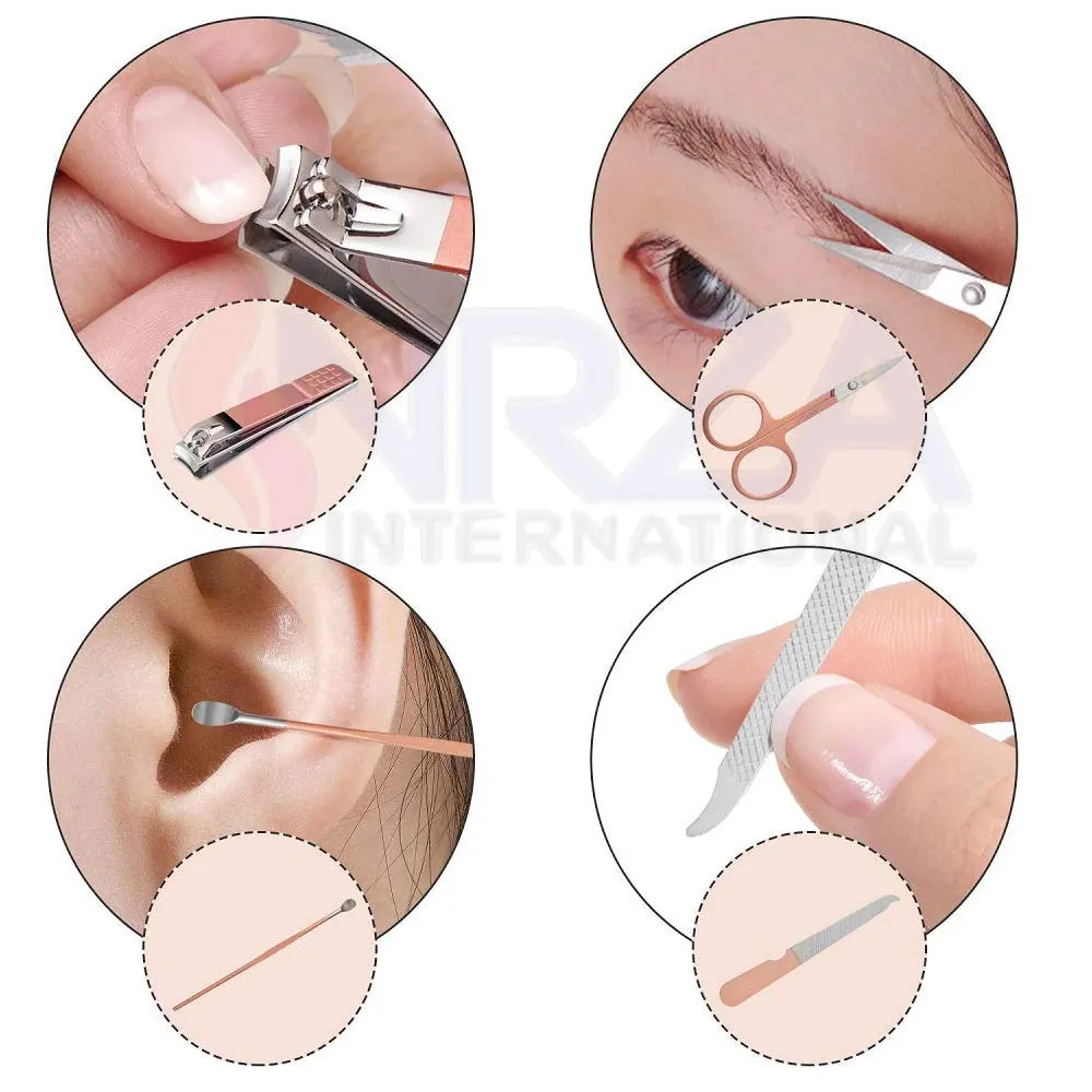 Customized Professional Nail Tools Nail Manicure Pedicure Kits For Nail Beauty Salon 2023