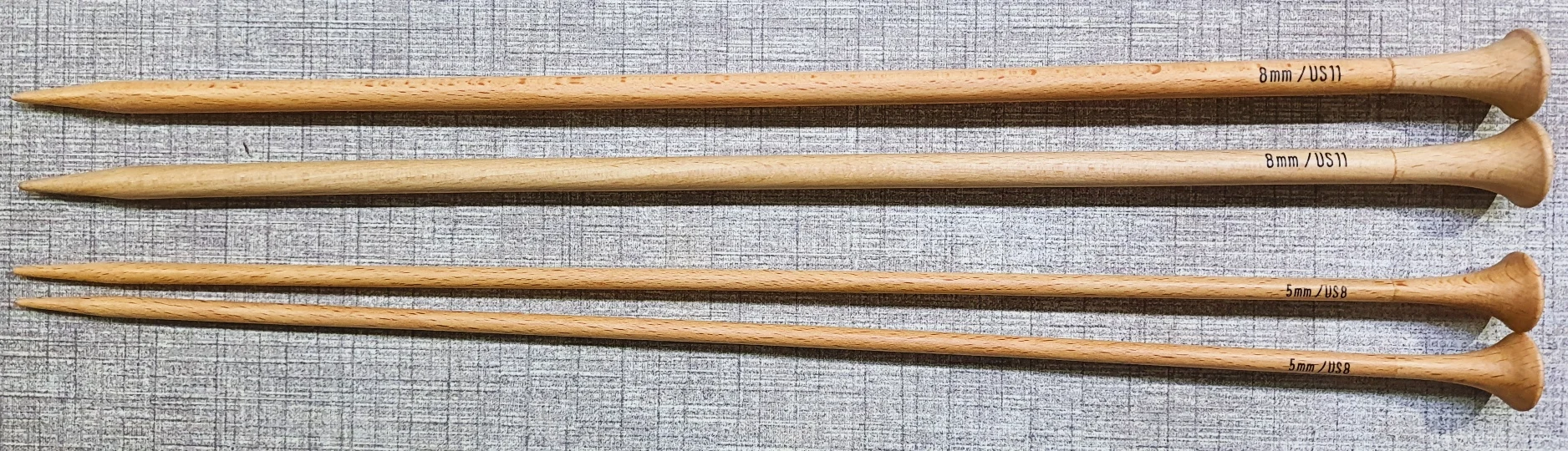 Manufacturer Wholesale Private Label Custom Knitting Needles 25 cm 8 mm wholesale Prices For Export From India