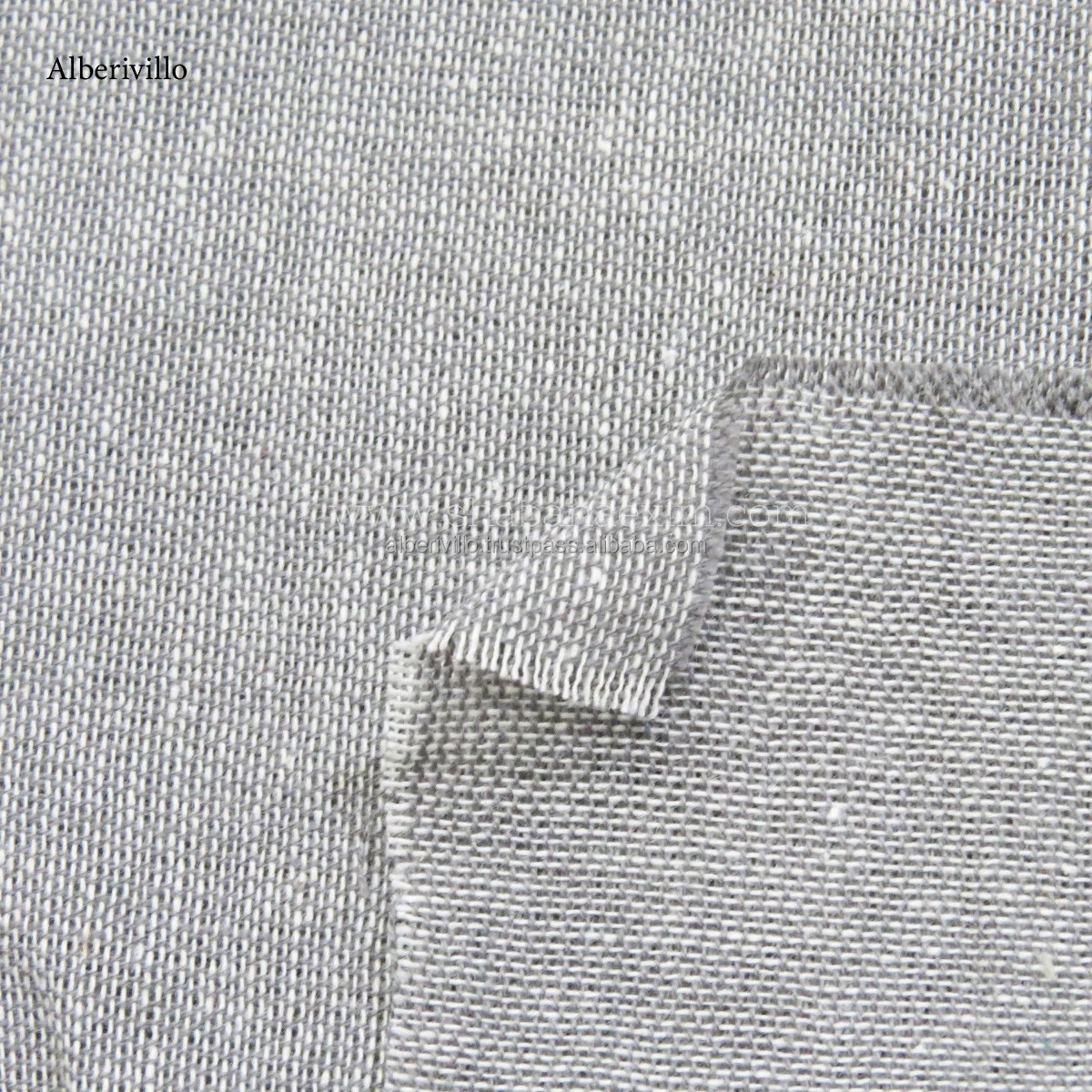 Eco-Friendly Chambray Cotton Woven Fabric Plain Handloom Indian Style for Jeans Shirt Home Textile Pillow Cover