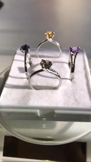 Natural Sterling 925 Silver Ring With Natural Gemstones In Different Category  And Styles Perfect For Weddings Or  Engagement