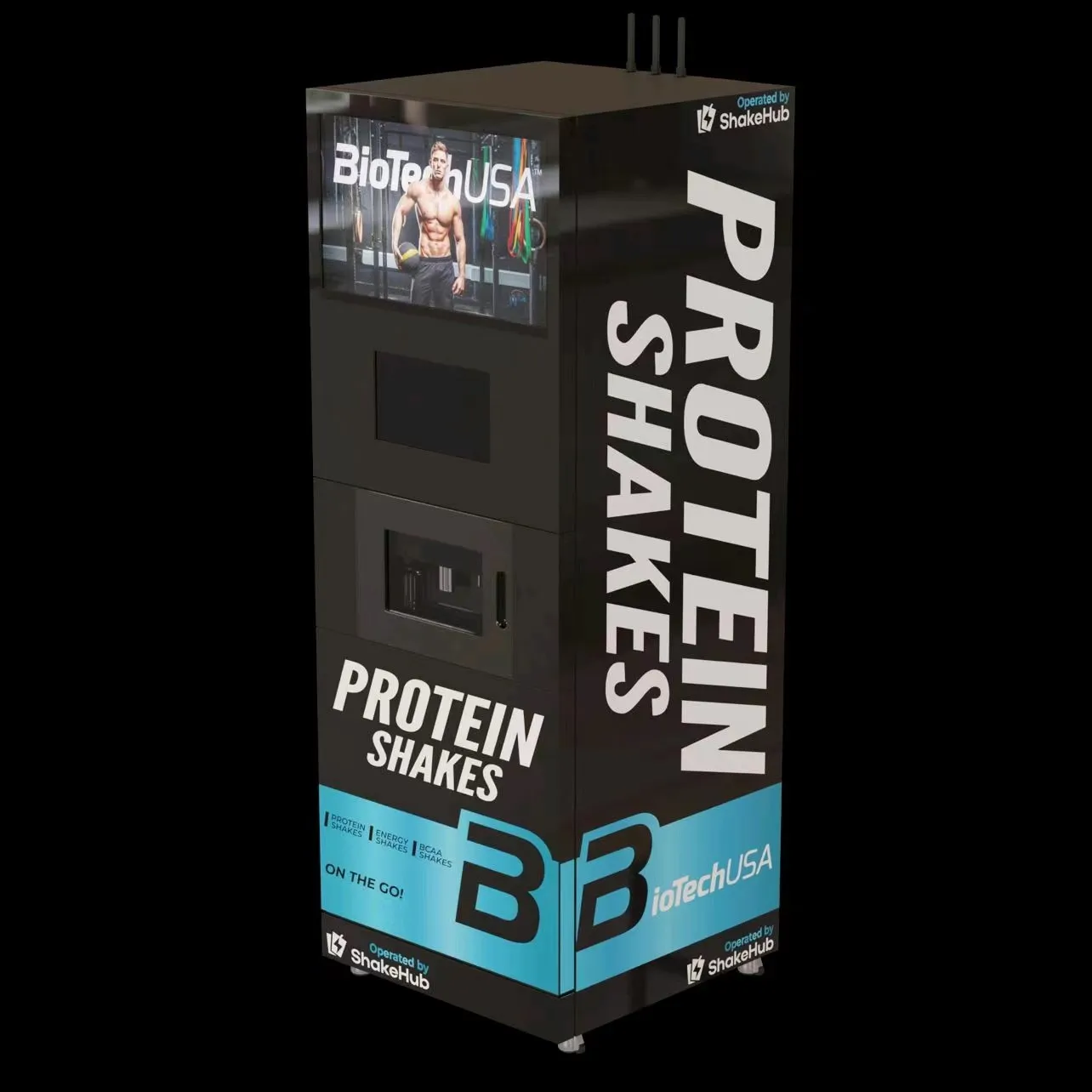 Smart Touch Screen Operate Protein Shakes Cold Energy Drink Vending Machine - Buy Protein Shakes Vending Machine