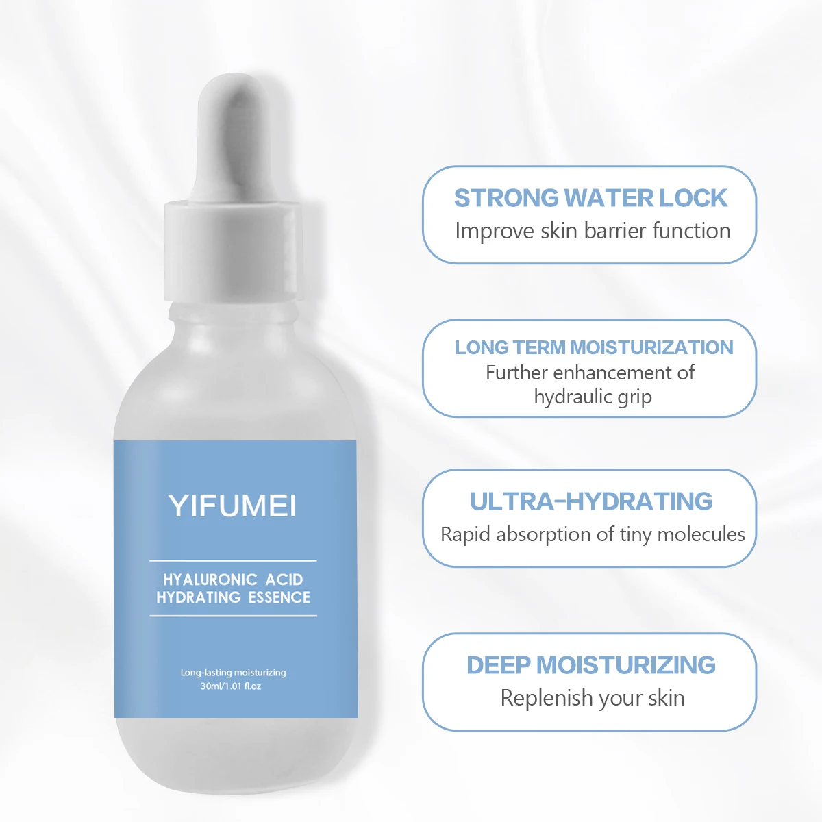 Ordinary Essence Skin Care Dry Hydrating Firming Vegan Moisturizing Hyaluronic Acid Serum For Face
