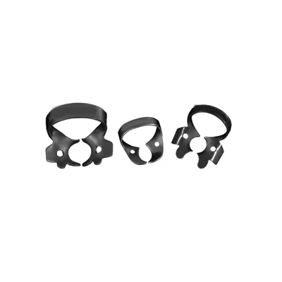 85PCs Dental Rubber Dam Clamps Upper Lower Complete Rubber Dam Clamp Set CE