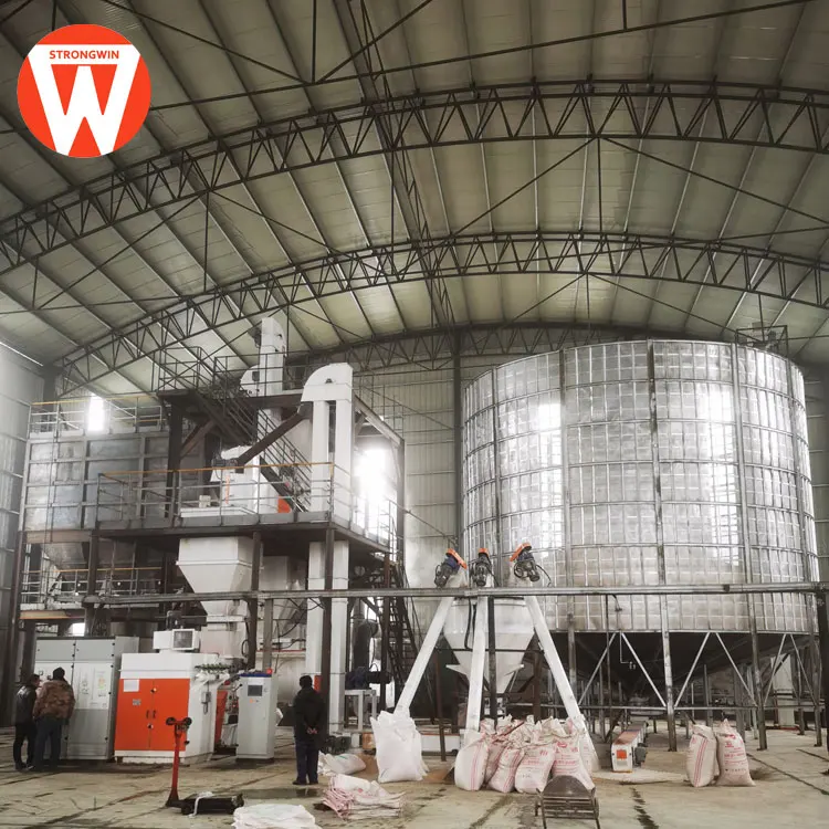 Best selling full automatic 6t/h chicken feed pellet production line with CE
