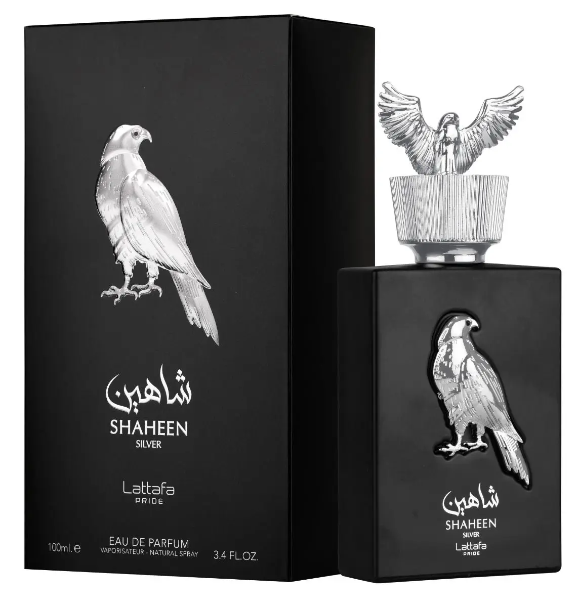 Eau de Perfume SHAHEEN SILVER 100 ml by Lattafa Pride Dubai Arabic lattafa products perfumes oud attar